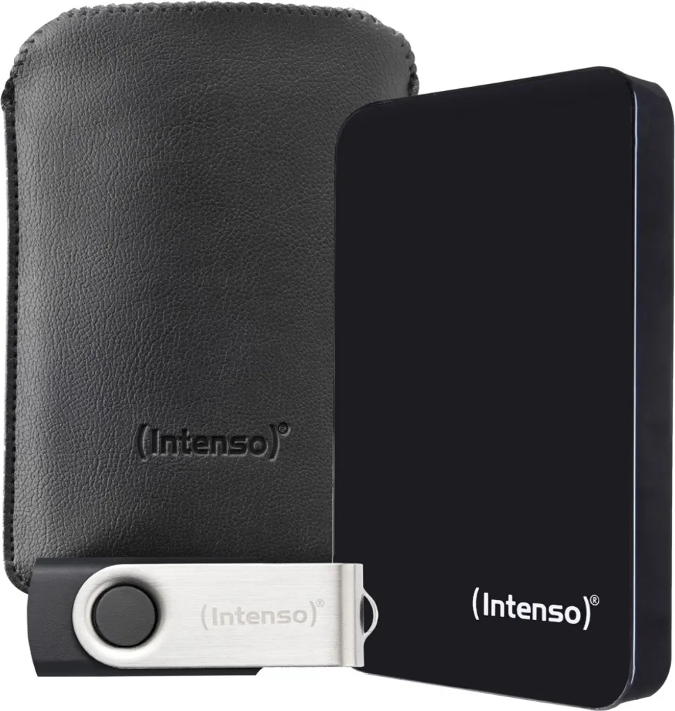 Intenso 6023890 Disque Dur Externe 2 TB 2.5 Pouces USB 3.2 Gen 1 Noir