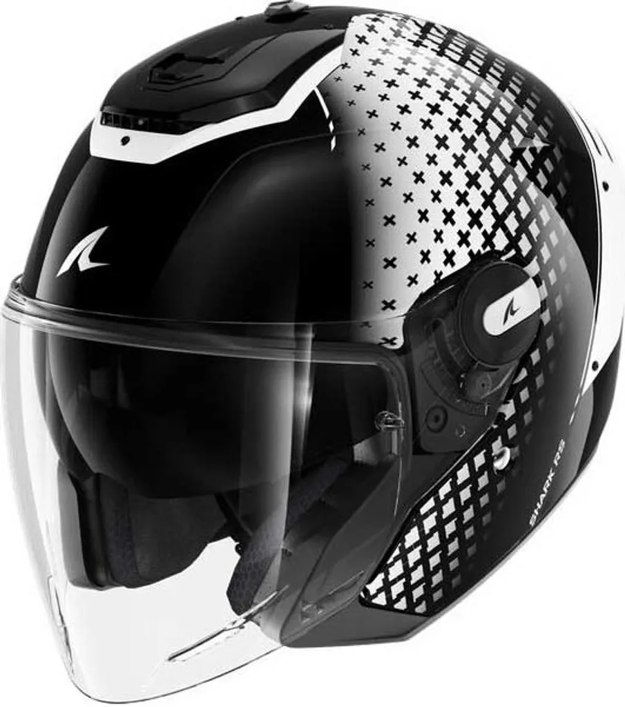 Casque Shark RS Jet Stride Noir M : Idéal pour les Trajets Urbains Quotidiens