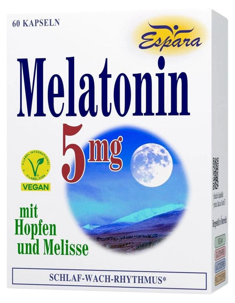 Espara Capsule di melatonina 5 mg, 60 pezzi Immagine del prodotto 