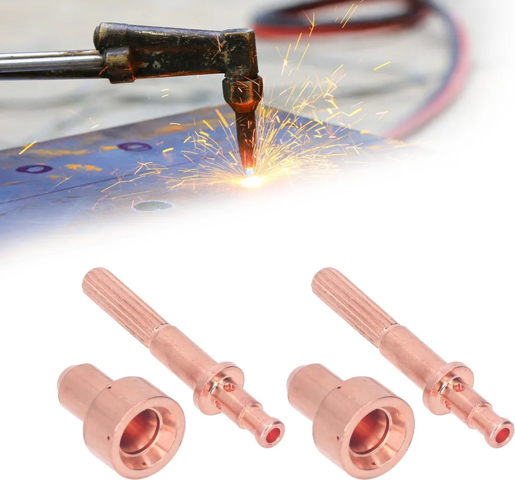 Kit 10 Consommables Plasma MC60 MC100 en Laiton, Électrode et Buse Pro - 11