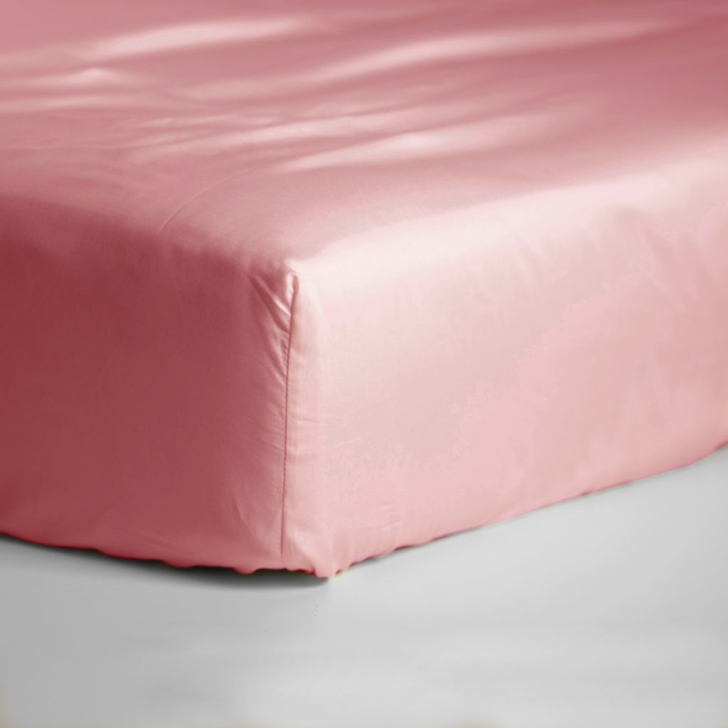 Cinderella Sundays - Spannbettlaken (bis 25 cm) - Satin - 90x200 cm - Rose Pink