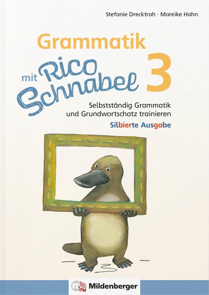 Grammatik mit Rico Schnabel, Klasse 3 - silbierte Ausgabe Produktbild 