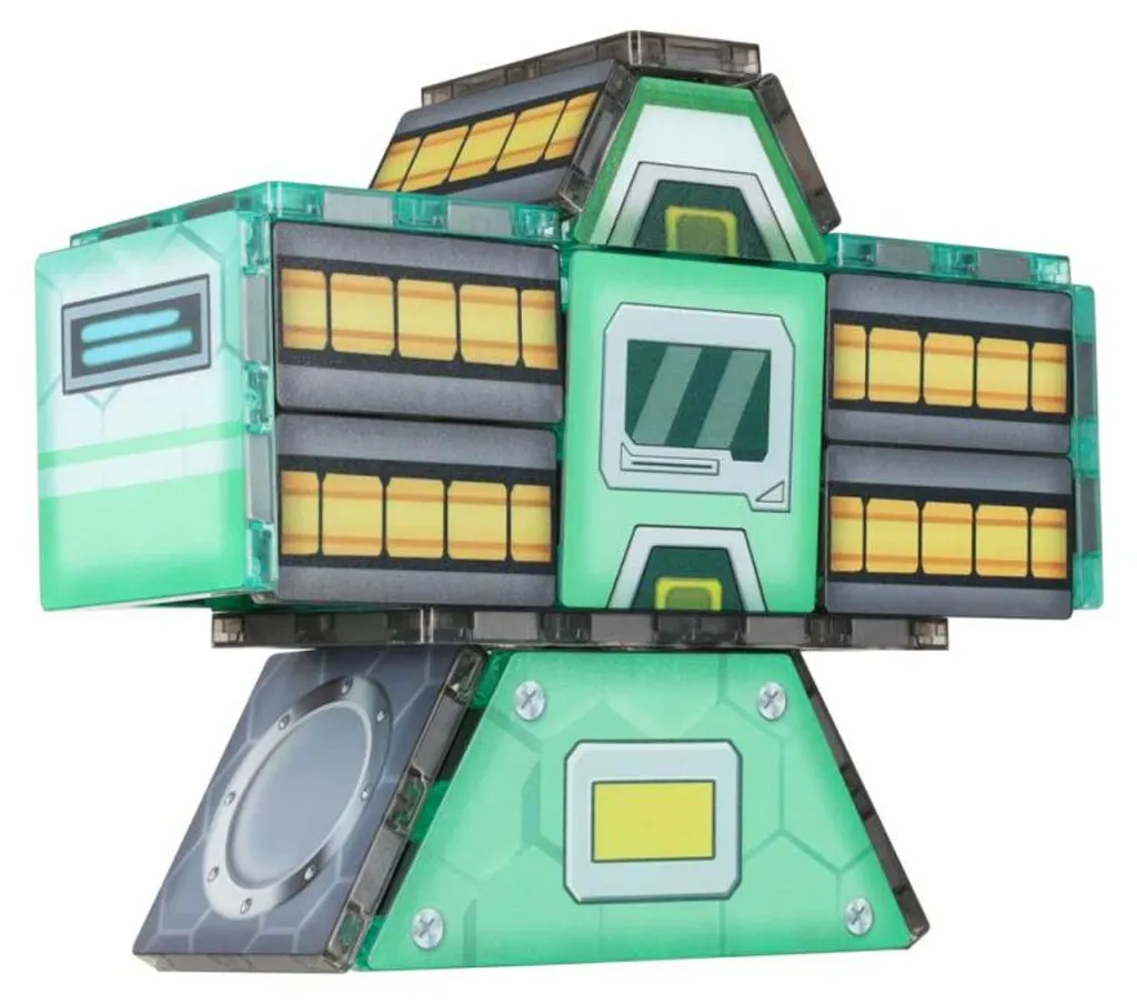 Jeu de construction magnétique pour créer une station spatiale 3D - 3