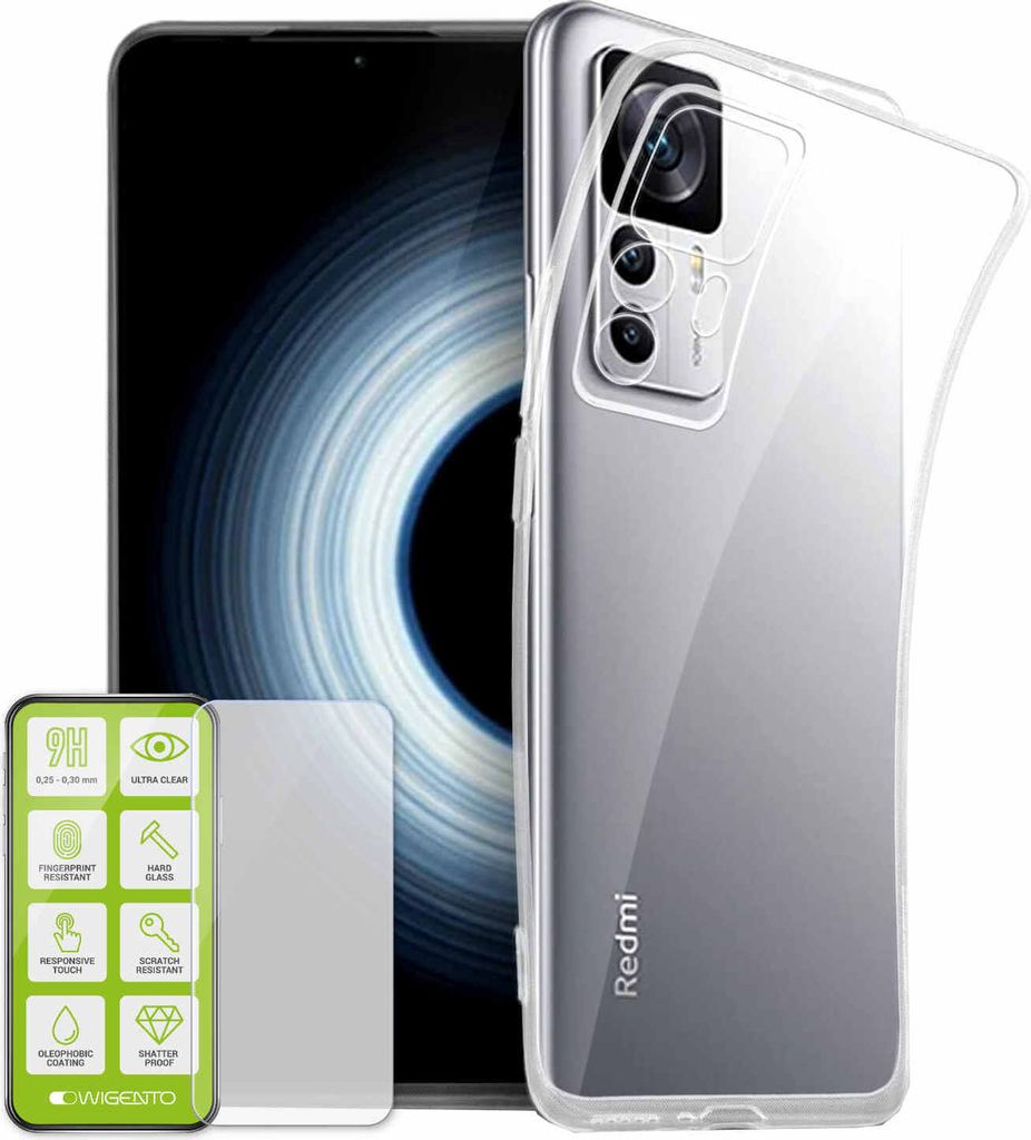 REY Silikonhülle Transparent Für Xiaomi 12T / 12T Pro – Ultradünn (0,33 Mm), Kratzfest