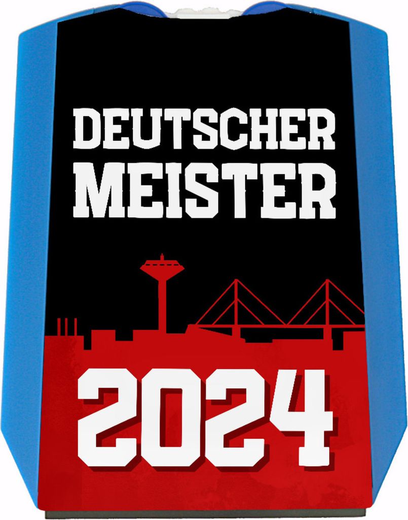 Leverkusen Parkscheibe mit Spruch Deutscher Meister 2024