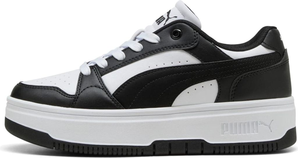 Puma Rebound Femme Low White-Black Größe EU 40