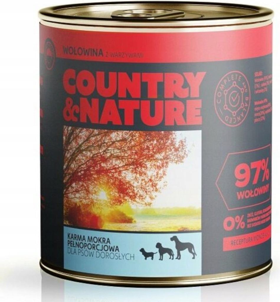 Country & Nature - Rindfleisch mit Gemüse - 850g