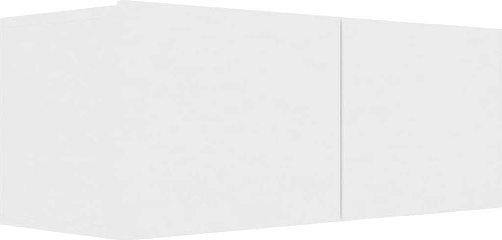 Mobile TV bianco 80x30x30 cm materiale a base di legno Immagine del prodotto 
