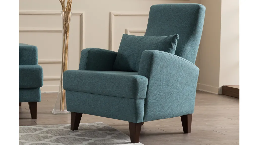 Chaise de bistrot en bois turquoise Hanah Home pour cuisine et salon