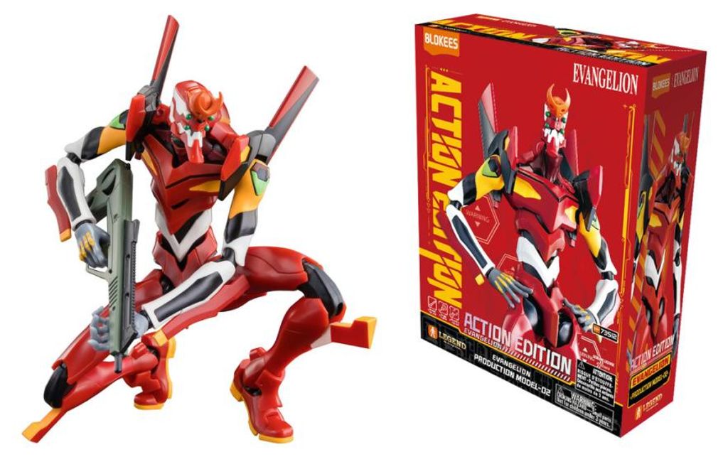 Dickie Toys Blokees Evangelion, modèle 02 Image du produit 