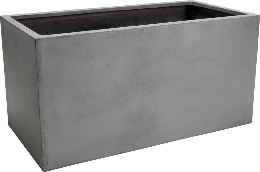 VIVANNO Pflanztrog Fiberglas MAXI Kasten, Betongrau Produktbild 