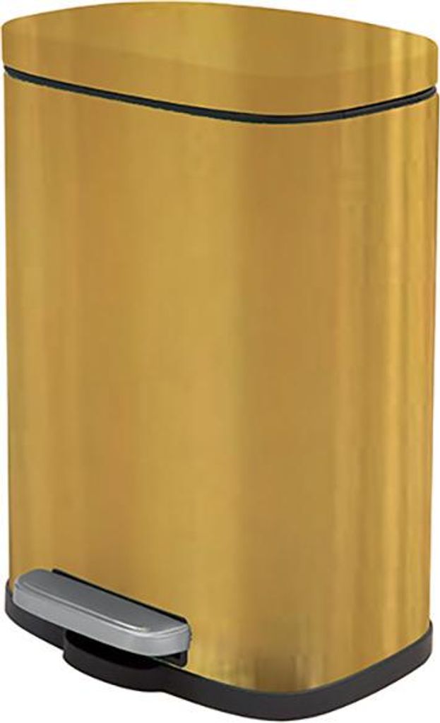 Spirella AKIRA, 5 liter, rechthoekig, staal, goud, geschikt Productafbeelding 