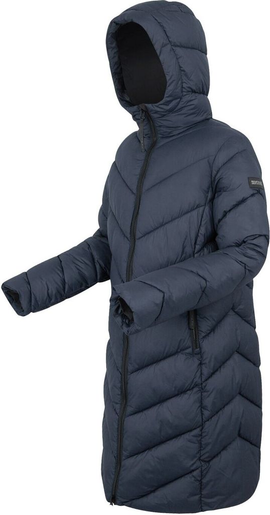 Regatta Andia II Baffle Mantel für Damen mit Kapuze, Farbe:Blau, Größe:40