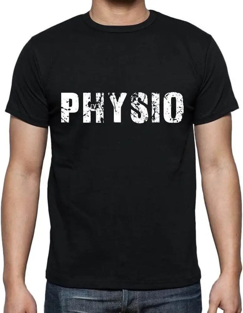 Herren Grafik T-Shirt Physio Öko-Verantwortlich Vintage Jahrgang Kurzarm Lustige Druck Geburtstag Geschenk Mann