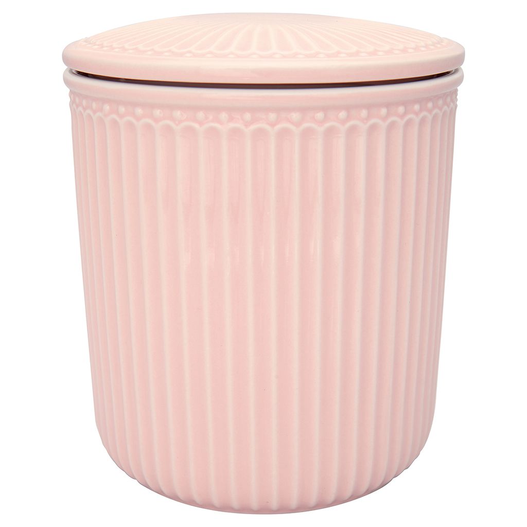 Porcelanowy słoik kuchenny Alice Pale Pink Zdjęcie produktu 