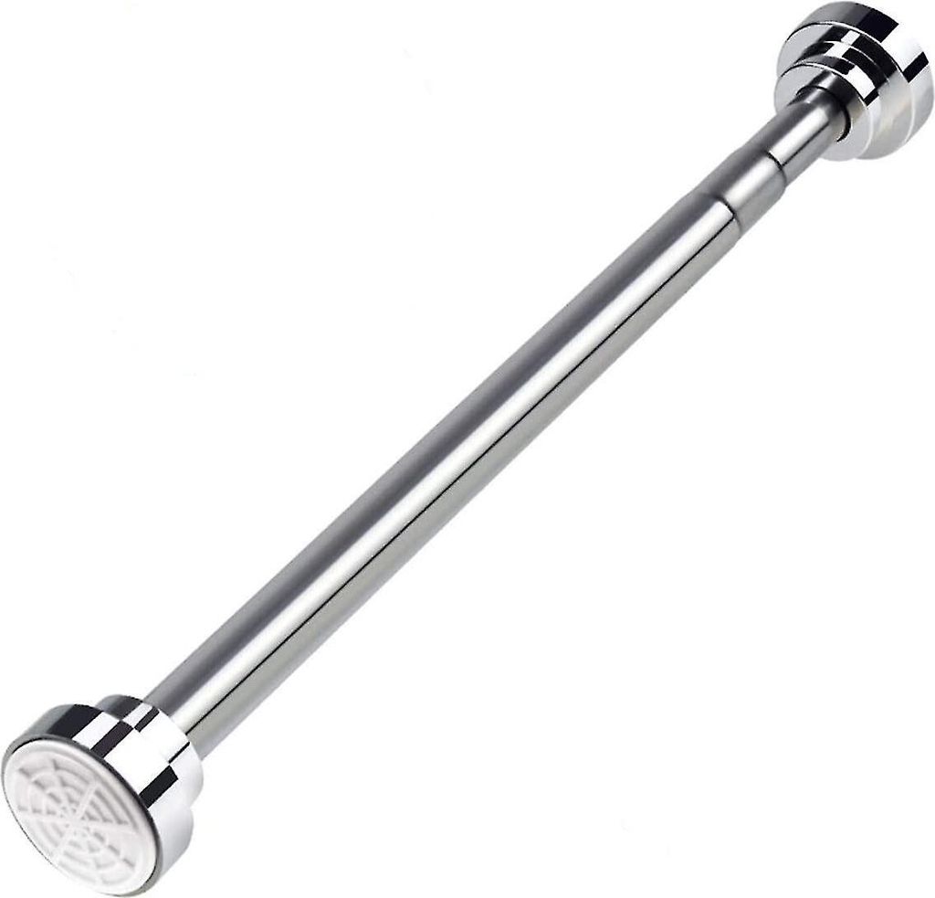 Ausziehbare Duschvorhang-Spannstange, Teleskopstange, Edelstahl, fš¹r Badezimmer, Schrank, Kleiderstange (65-100 cm)