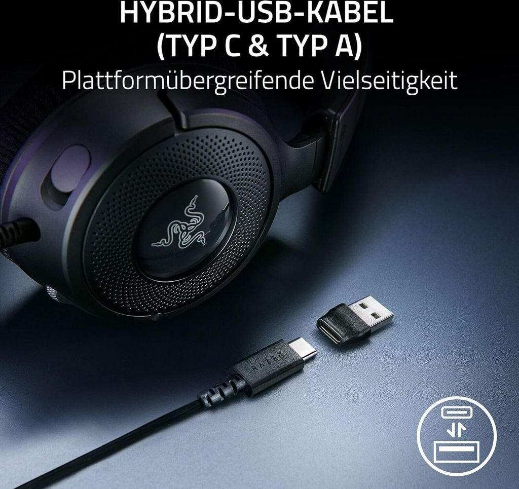 Razer Kraken V4 X - Slchadl - circumaurlne Obrázok produktu 