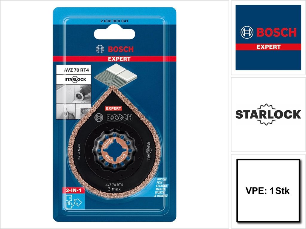 BOSCH 2608900041 BOSCH EXPERT AVZ 70 RT4 Carbide-RIFF Zdjęcie produktu 