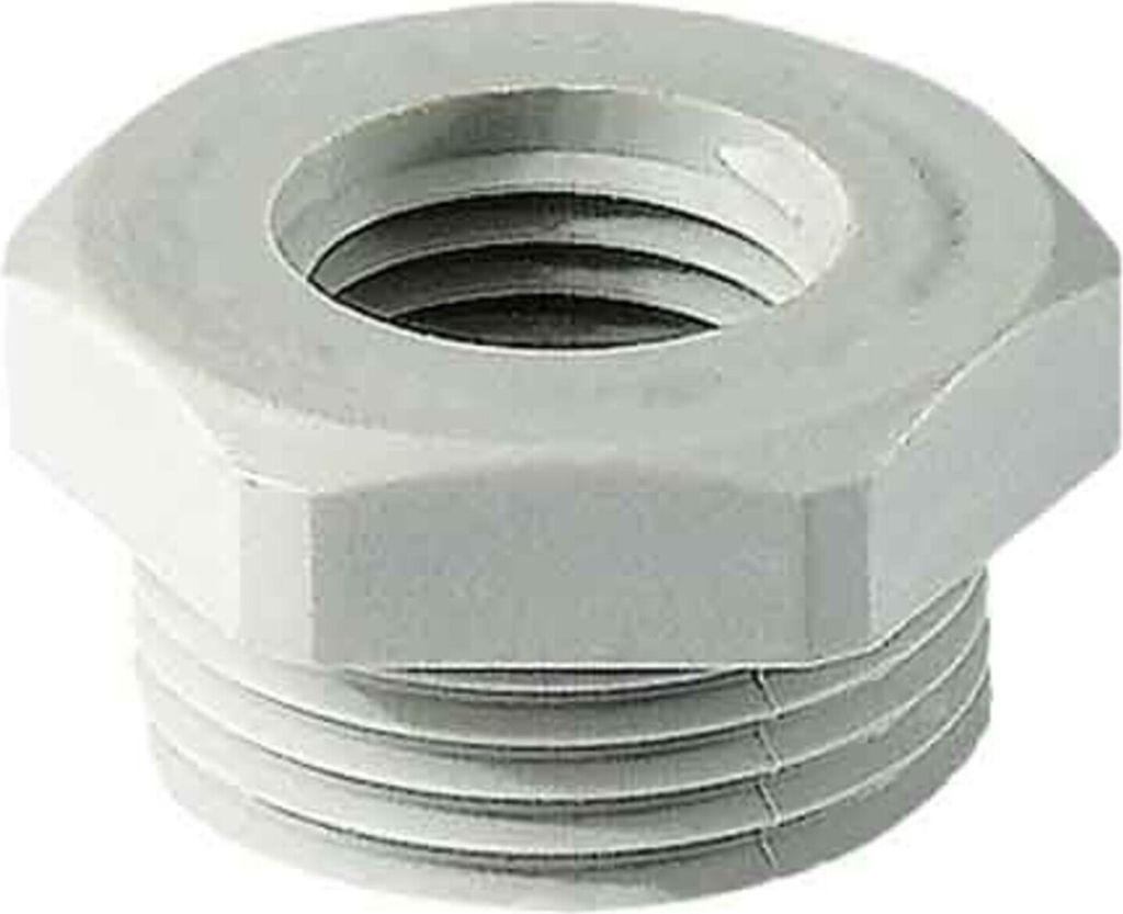 JACOB PA-Reduktion, M25x1,5/M20x1,5, RAL7035, hellgrau, 1 Stk.