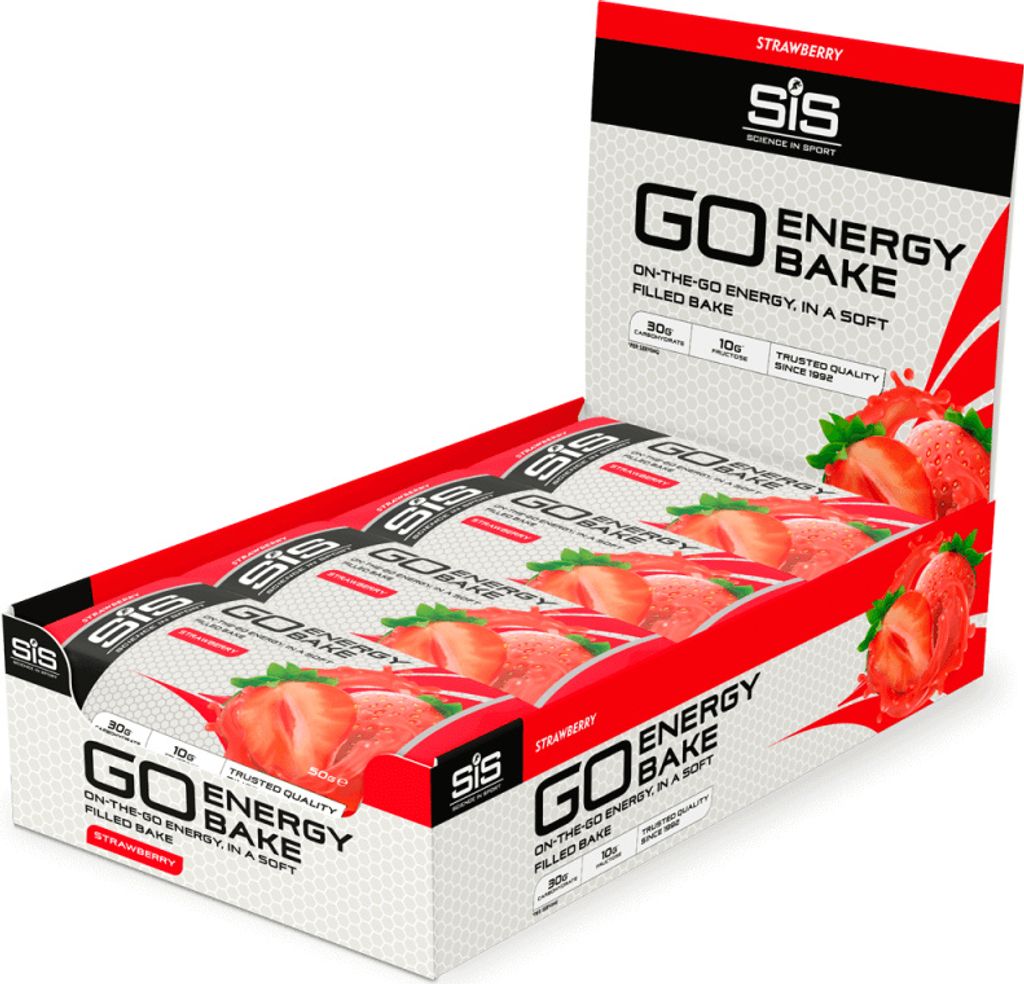 SIS GO Energy Bake (12x50g) Strawberry - Funktionelle Produktbild 