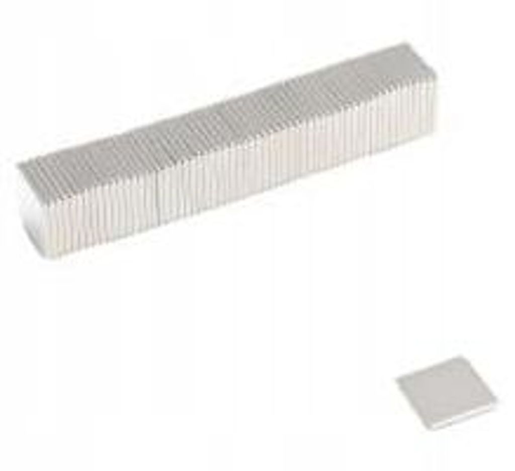 Top Magnesy - 100 Stück Neodym Magnete 10x10x1 mm N38 - extra starke Haftmagnete für Montage, Werkstatt & Industrie