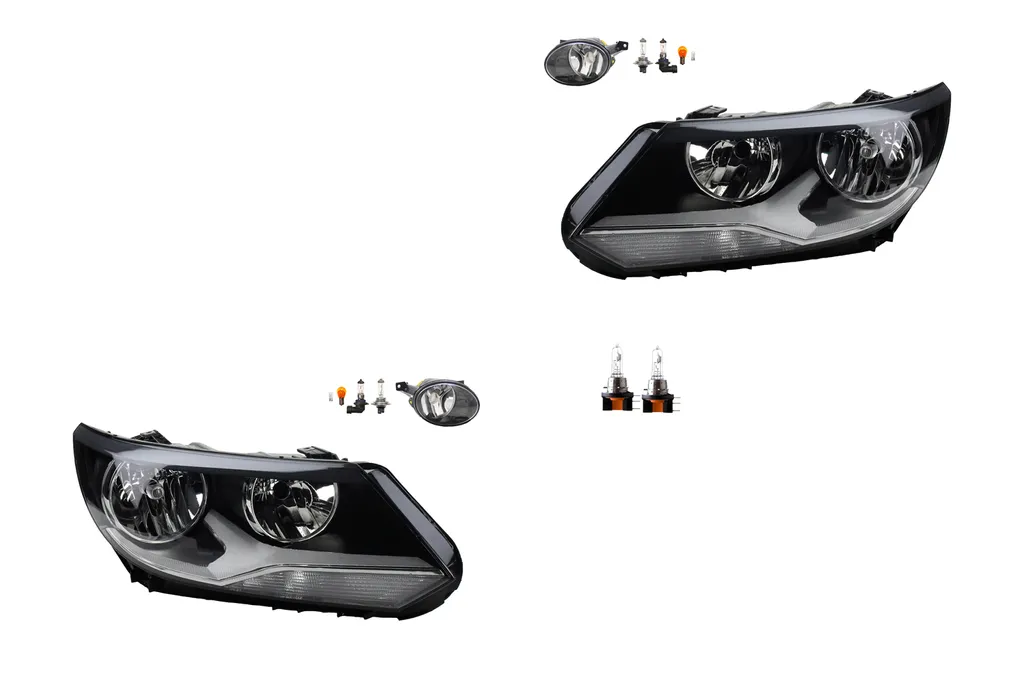 Feux avant VW Tiguan 2011-2015 H7/H15 Antibrouillard Inclus Johns 5N1941