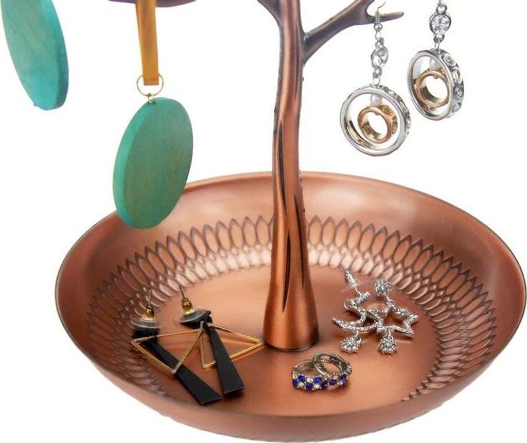 Vintage-Schmuckbaum mit 3 Vögeln (Bronze) Produktbild 6