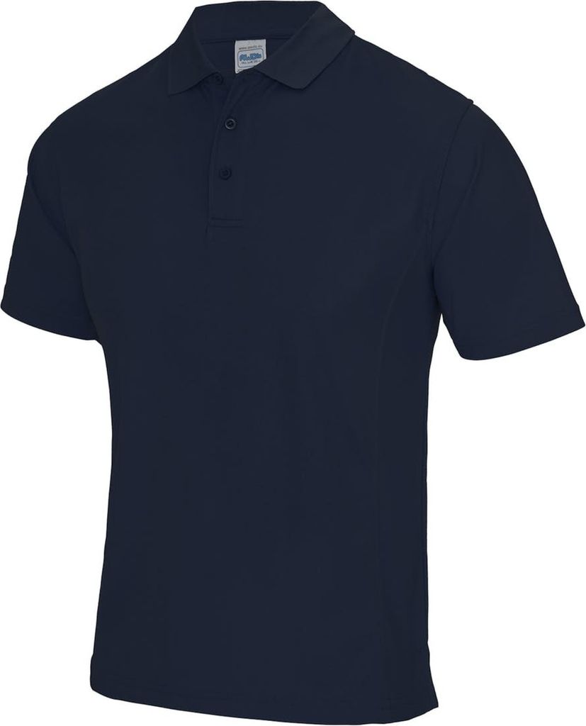 AWDis Cool Herren Sport Performance-Poloshirt / Polo-Shirt, kurzärmlig RW2541 (S) (Marineblau)