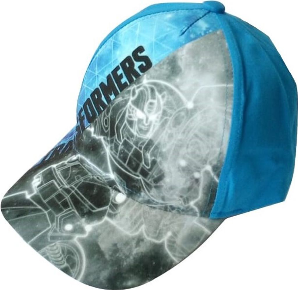 Transformers Baseball Cap, Mütze in blau 54 mit Klettverschluss, Fanartikel für Kinder
