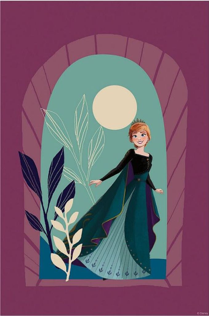 Kunstposter – Elsa und Anna – 50 x 40 cm