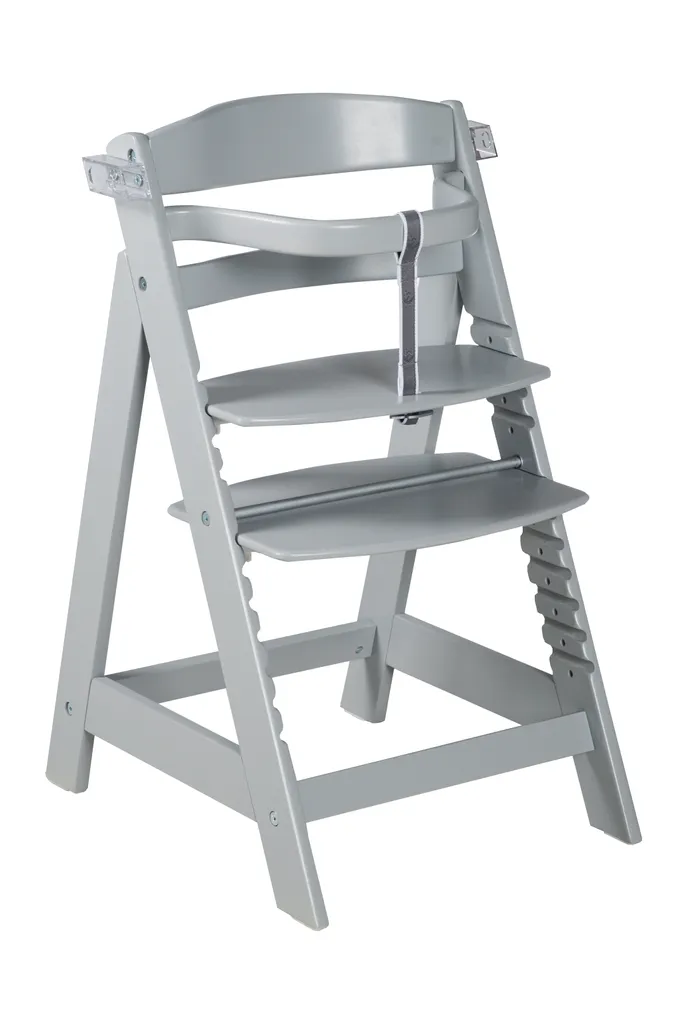 Chaise haute bébé évolutive pour table de cuisine roba Sit Up bois taupe