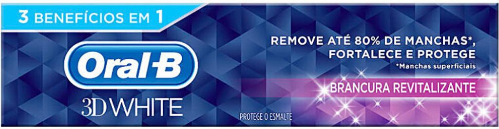 Oral-B Pasta 3D Strahlende Basis - 75 ml Immagine del prodotto 