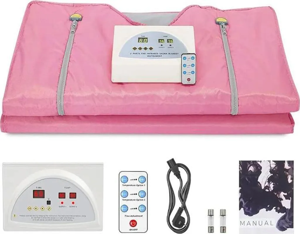 Couverture de sauna portable réglable rose 180x200cm pour spa à domicile