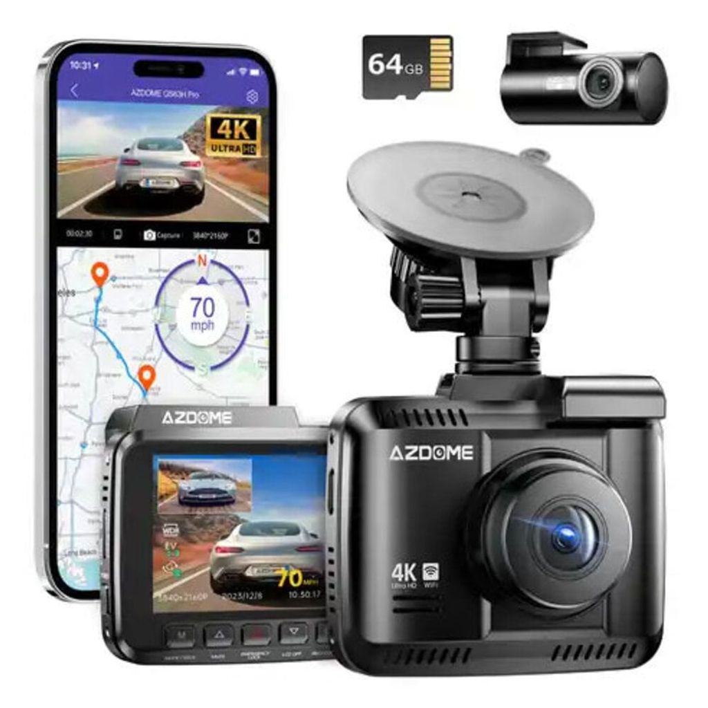 AZDOME GS63H Pro 4K Dash Cam sada se zadní kamerou Obrázek produktu 