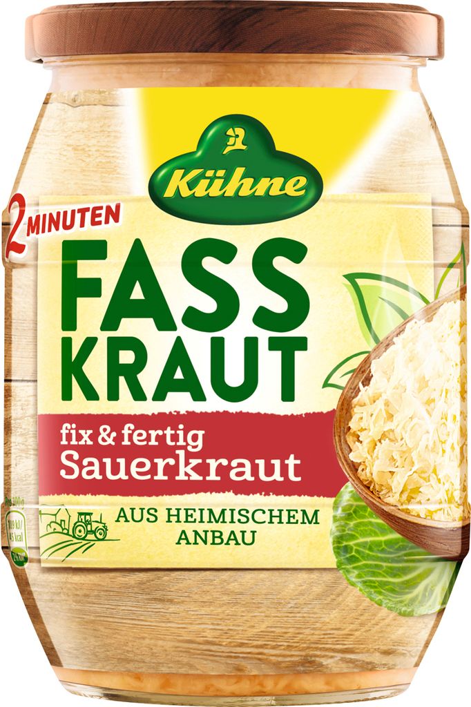 Kühne Fasskraut Fix und Fertig in 2 Minuten fertig Produktbild 