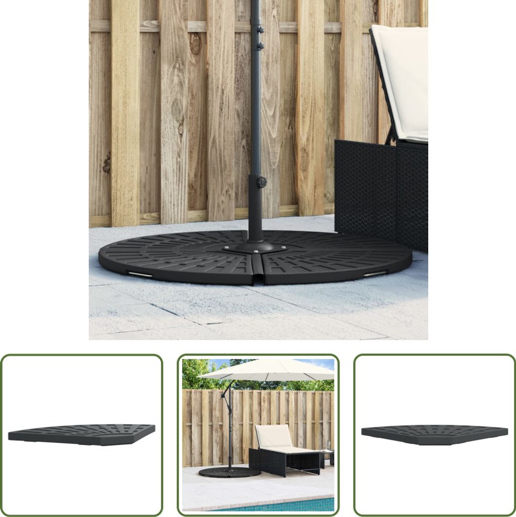 The Living Store Gewicht für Sonnenschirmständer mit Griff Produktbild 
