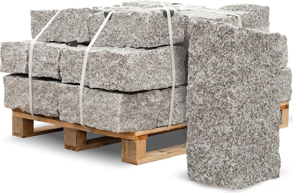 Galamio Granit Mauersteine 40*20*20 » gebrochen « 1000kg Produktbild 
