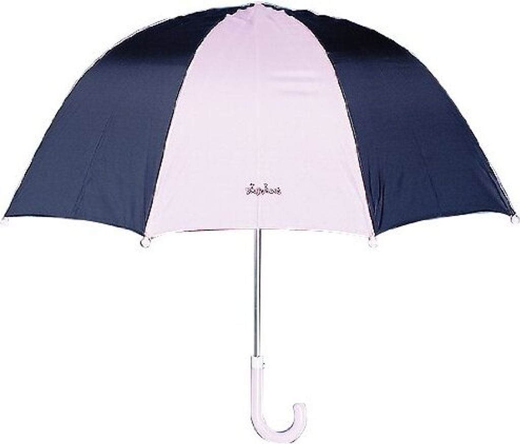 PLAYSHOES Regenschirm Basic, Farbe: marine/rosa, Größe: ca. 70cm