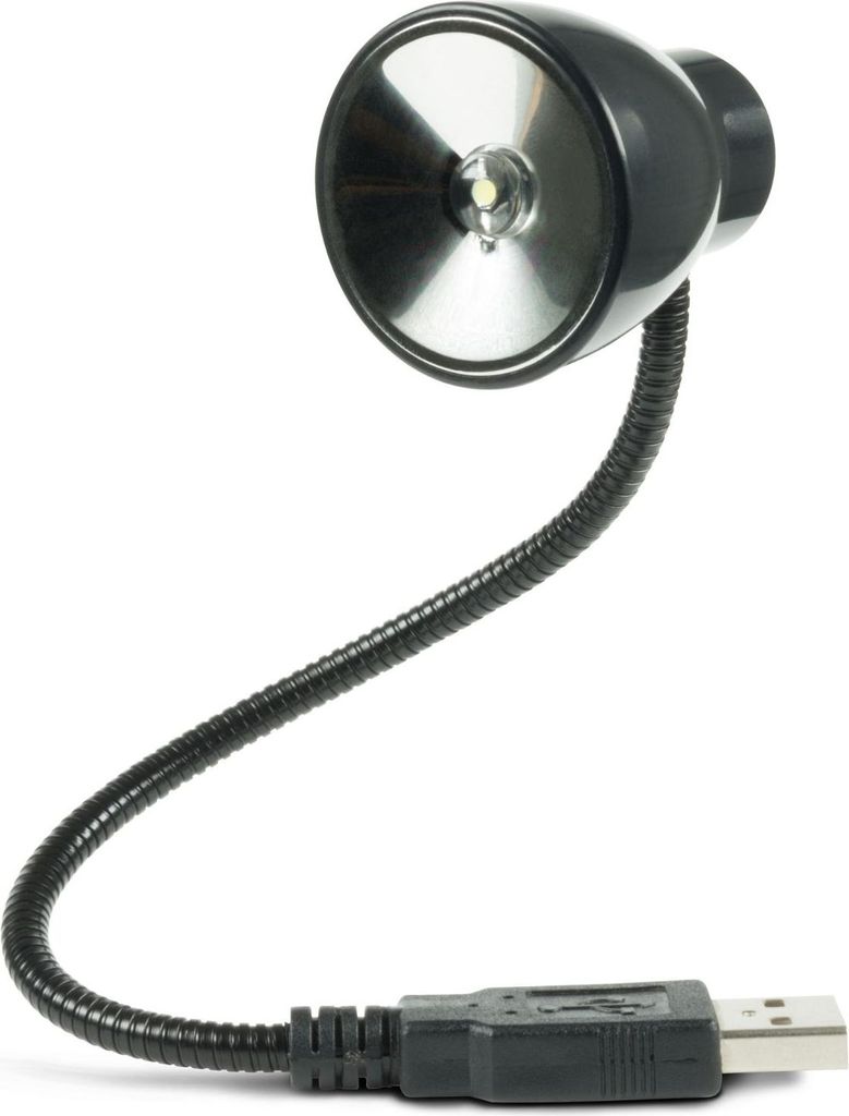 Classic USB LED Lampe Schwarz Immagine del prodotto 