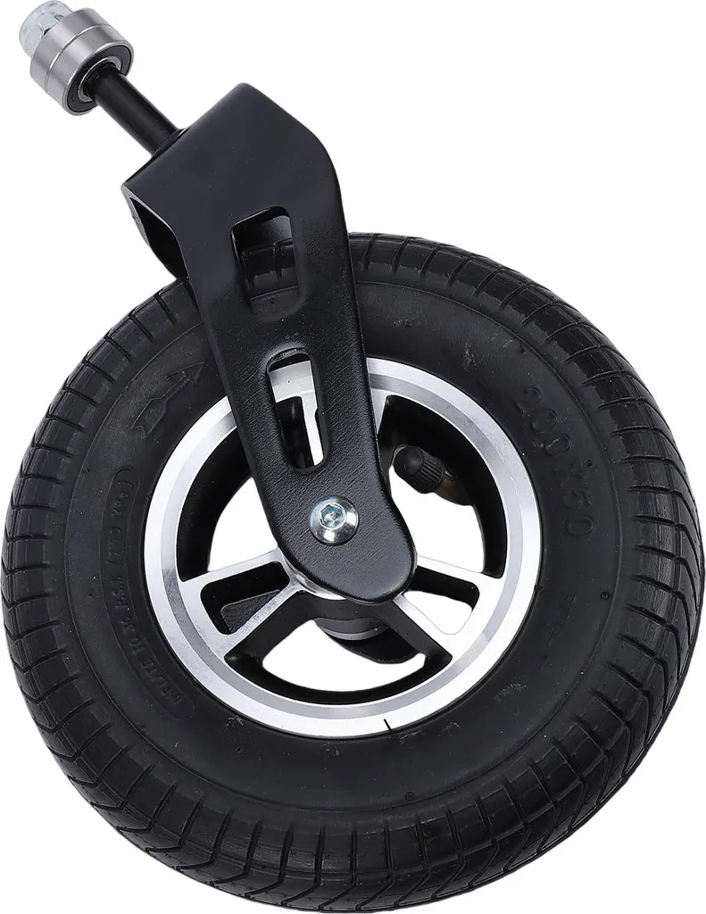 Roue gonflable pivotante 8 pouces pour chariot électrique ou manuel pro