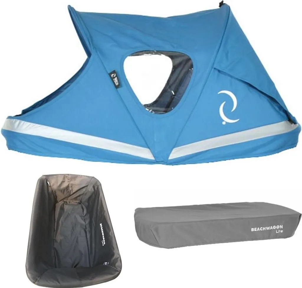 Kit Accessori Carrello Pieghevole Beach Wagon - Tetto e Cover Protettiva
