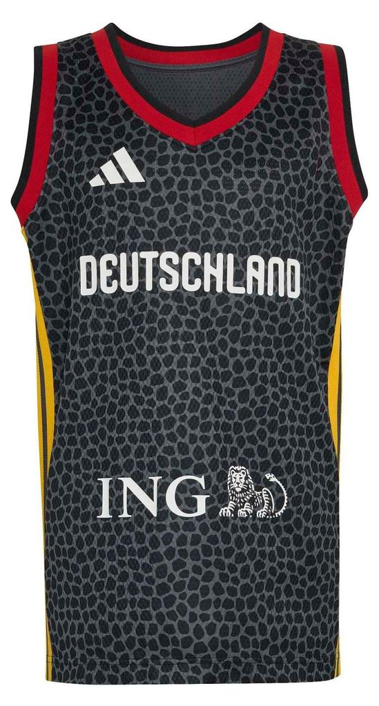 adidas DBB Basketball Junior Auswärtstrikot - Grey Six Grey Produktbild 