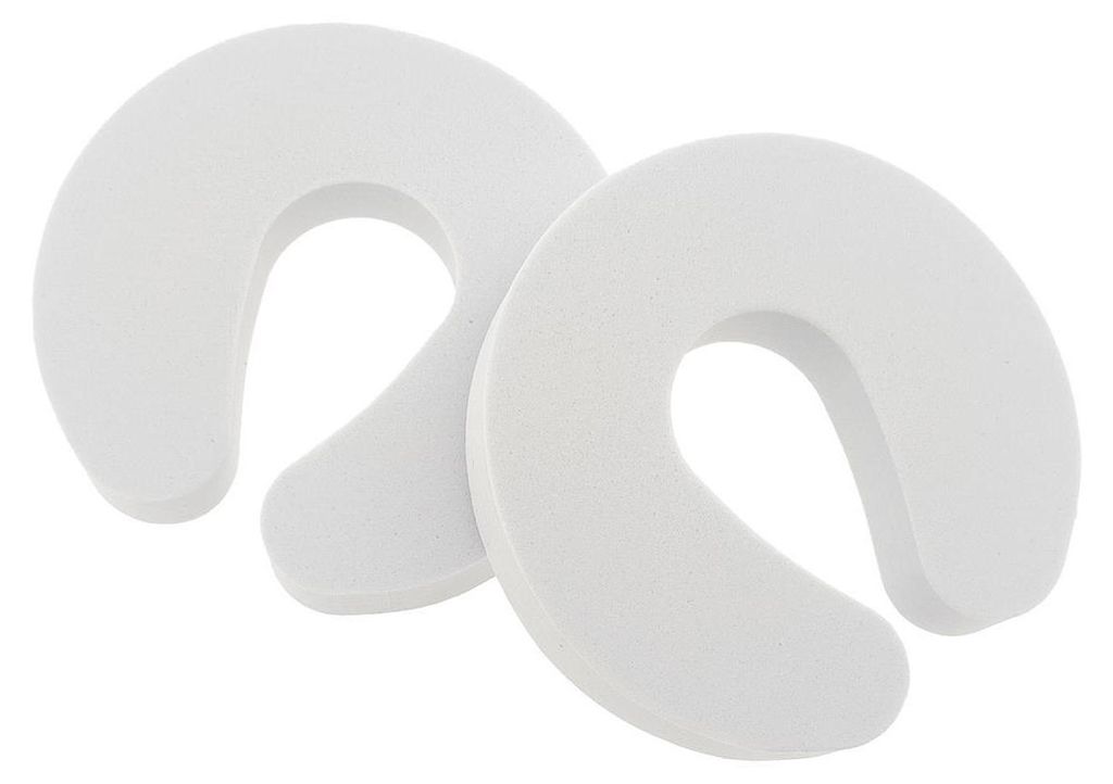 Leise Türstopper 2er Set in Weiß – Zuverlässiger Schutz für Produktbild 