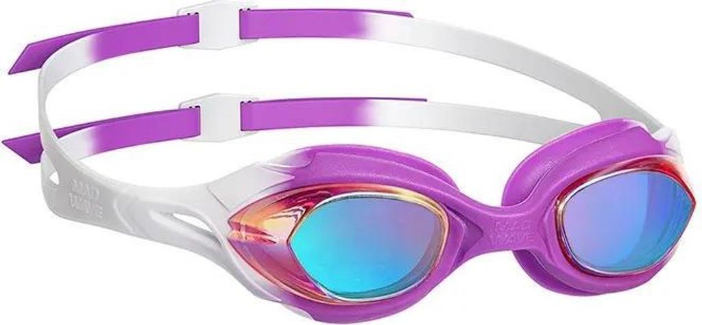 Madwave Rocket Rainbow Junior Mirror Schwimmbrille Rosa Jungen,Mädchen Rosa One Size