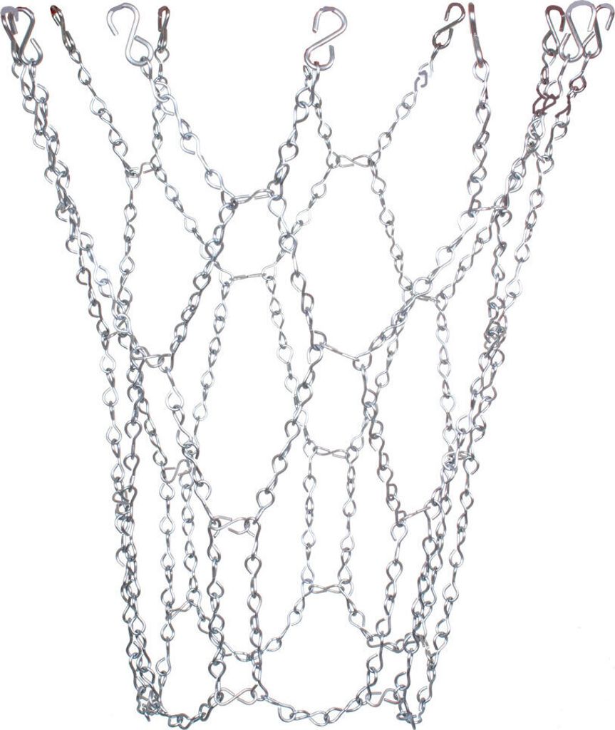 Metall Basketballnetz silber Produktbild 