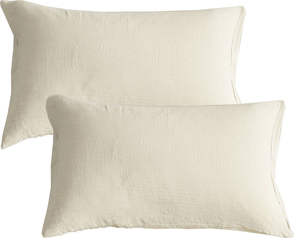 Double Gauze Kissenbezug 40x80 cm aus 100% Baumwolle - Produktbild 