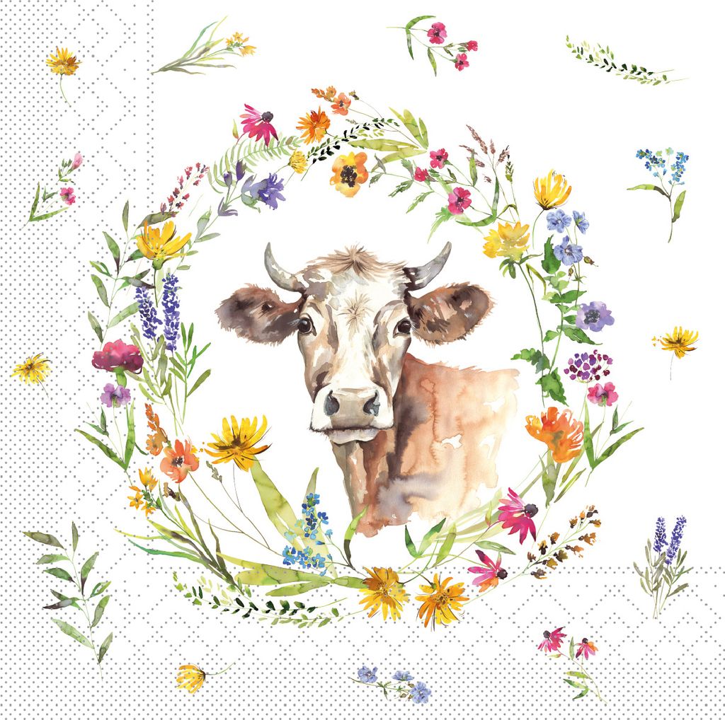Tissue Serviette Molly, 3-lagig, 33 x 33 cm, 100 Stück - Produktbild 
