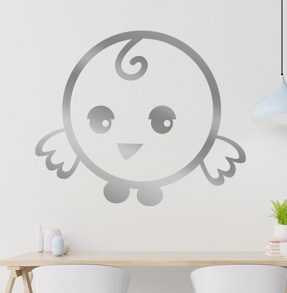 Kücken Wandtattoo in 6 Größen - Wandaufkleber Wall Sticker - Dekoration, Küche, Wohnzimmer, Schlafzimmer, Badezimmer