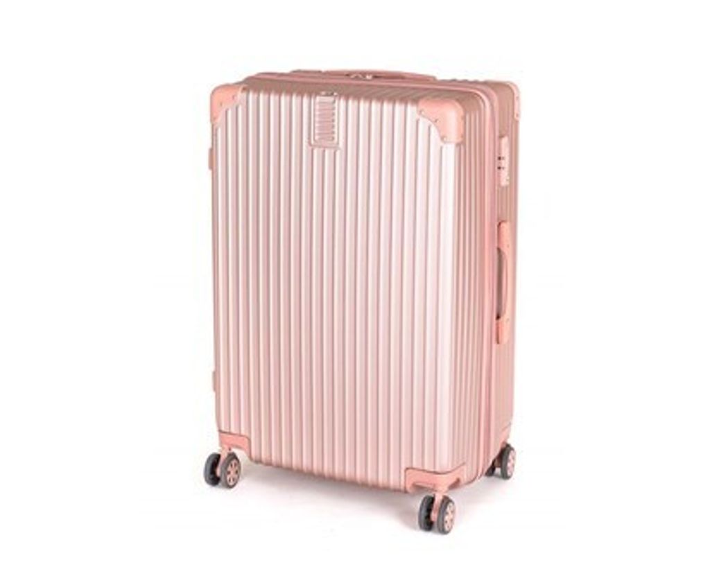 PRETTY UP Valise à roulettes rose et or 86 l ABS25 22151704 Image du produit 