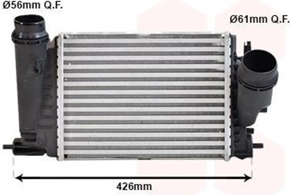 Restaurer la puissance du Grand Scénic IV avec l'intercooler VAN WEZEL 43004680